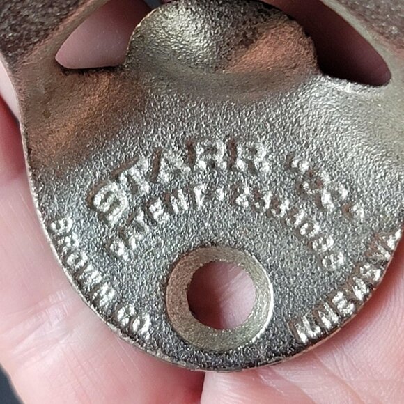 Wall Mount Starr X Metal Bottle Opener Brown Co. Newport News VA - Picture 5 of 5